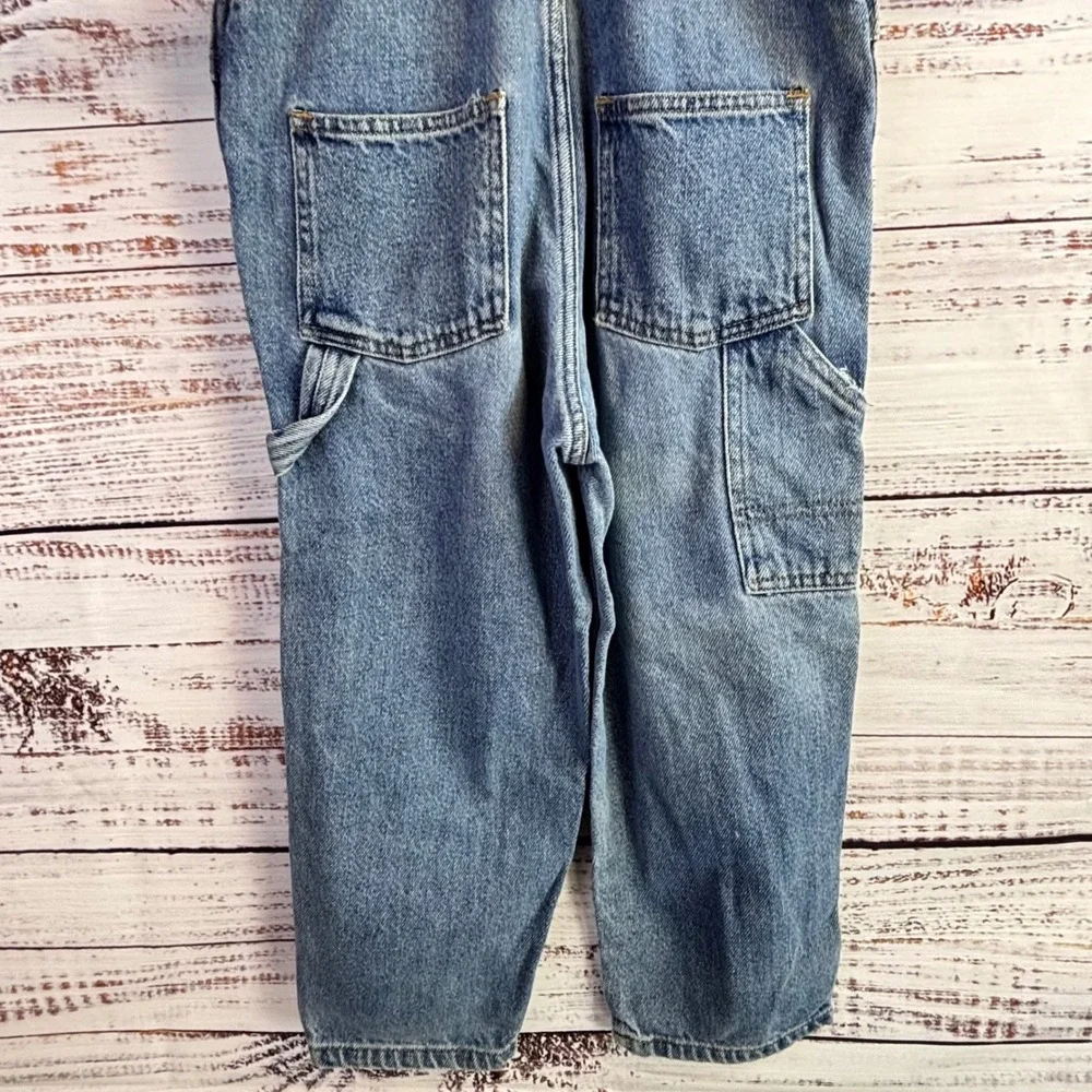 Vintage Kid Gorpcore Denim Overalls OshKosh B'gosh Size 5 Blue 100% Cotton